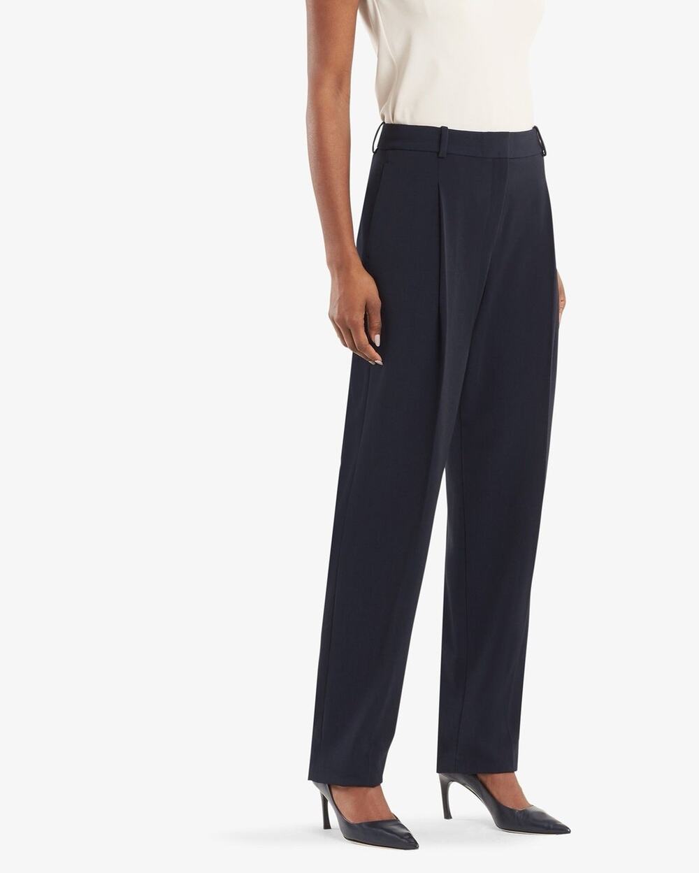 MM.LaFleur Elliott Trouser Pants Straight Leg Pleated black Career 6